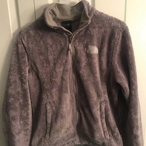 THE NORTH FACE Fuzzy Osito Fleece Grey Jacket
